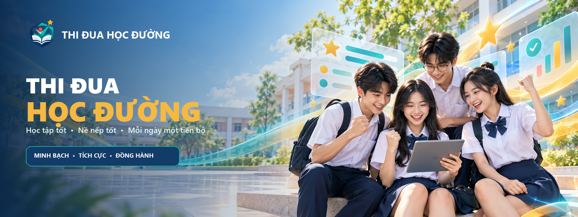 Thi đua học đường — Học tập tốt, nề nếp tốt, mỗi ngày một tiến bộ